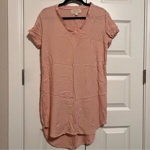 Cloth & Stone Blush Rayon Top